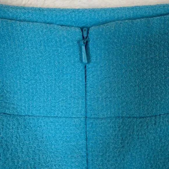 NEW! Black Halo Sanibel 2-Piece Mini Dress Crop Top & Skirt Size 8 Aqua - Picture 7 of 16